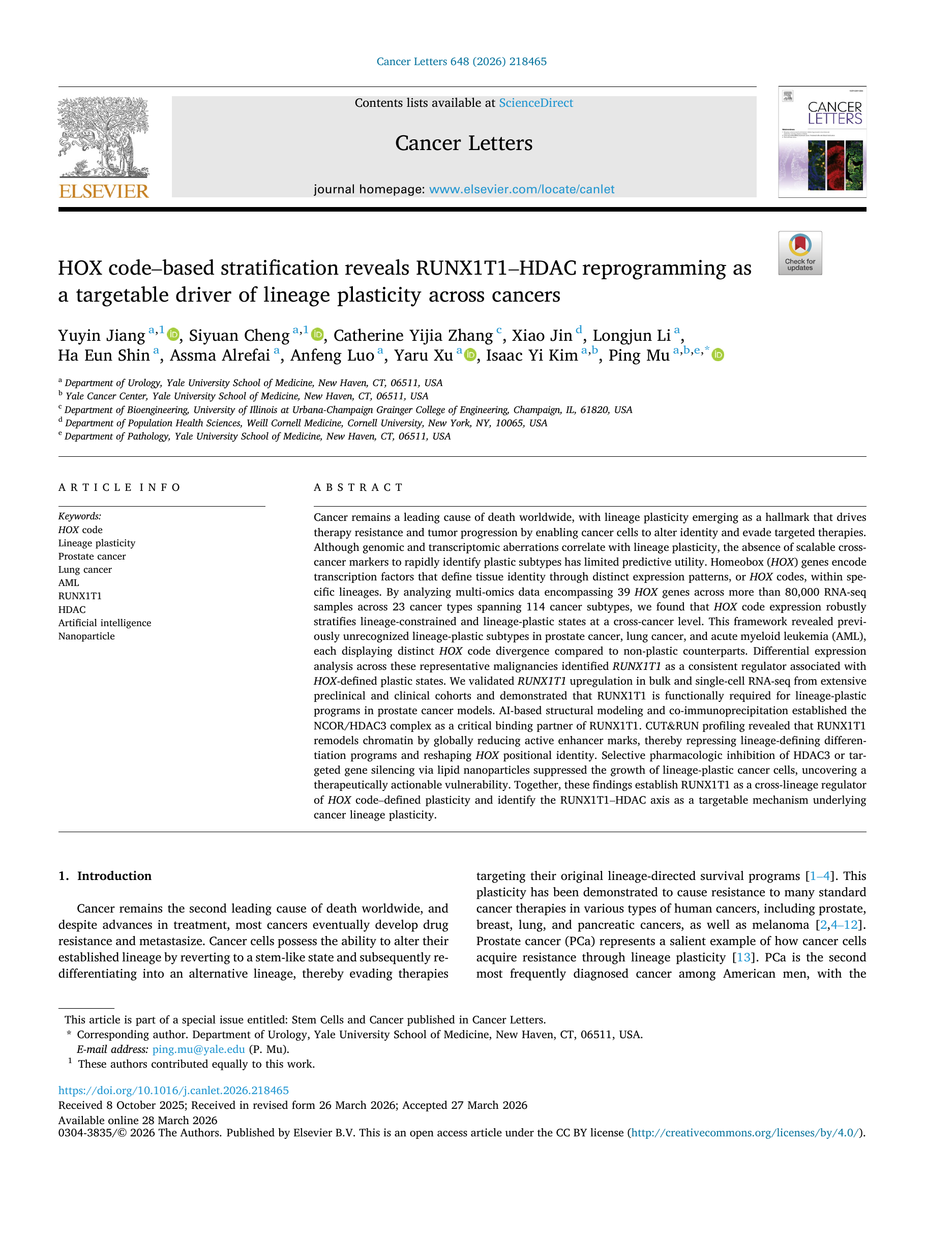 Paper first page
